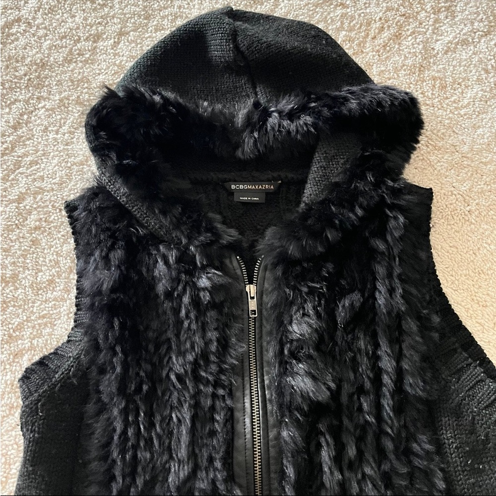 Fur Vest BCBGmaxazria